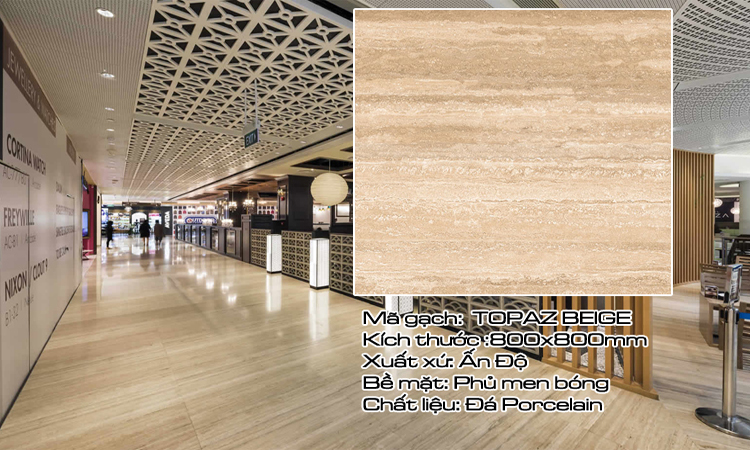 Gạch Lát Nền 80x80 TOPAZBEIGE