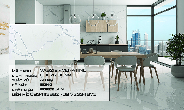 Gạch Nhập Khẩu Ấn Độ VA6219 600X1200 TRAVETINO VENATINO