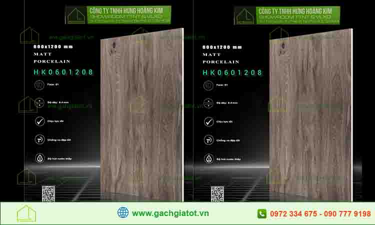 Gạch giả gỗ Ấn Độ HK0601208