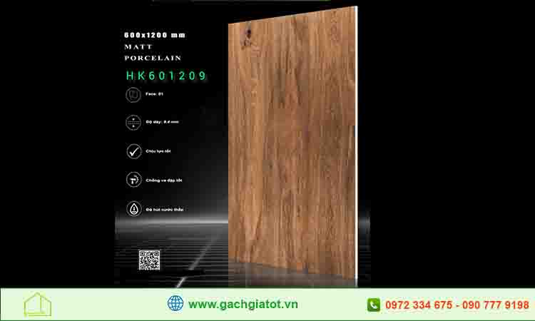 Gạch giả gỗ Ấn Độ HK6012009