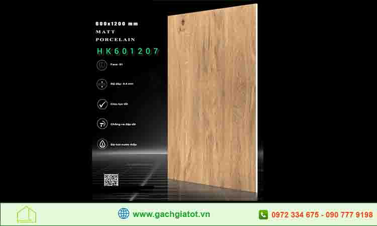 Gạch giả gỗ Ấn Độ HK601207