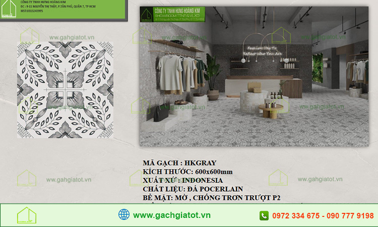 Gạch Indonesia HKGRAY