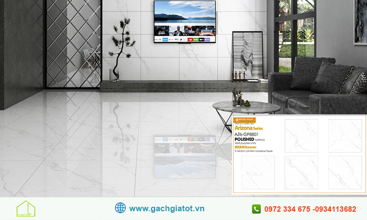 Gạch lát nền Việt Nam AZ6 - GP8801