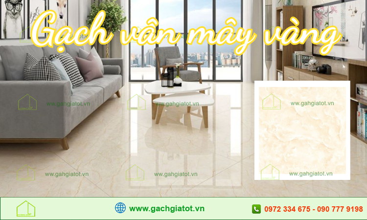Gạch vân mây vàng